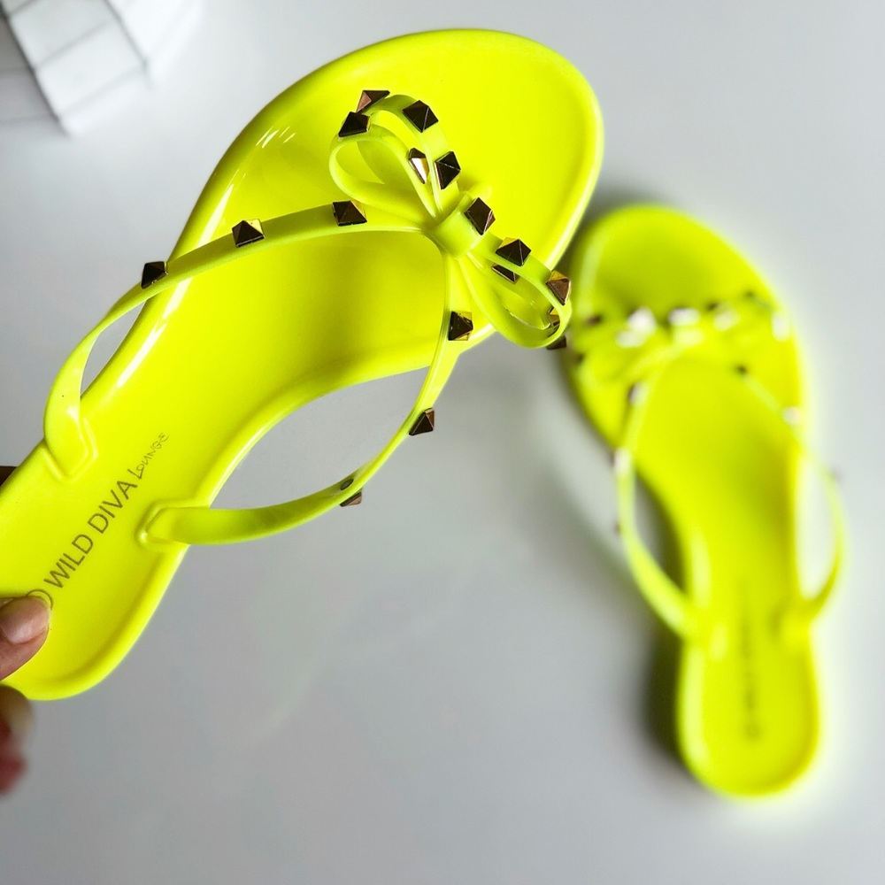 New studded sandals